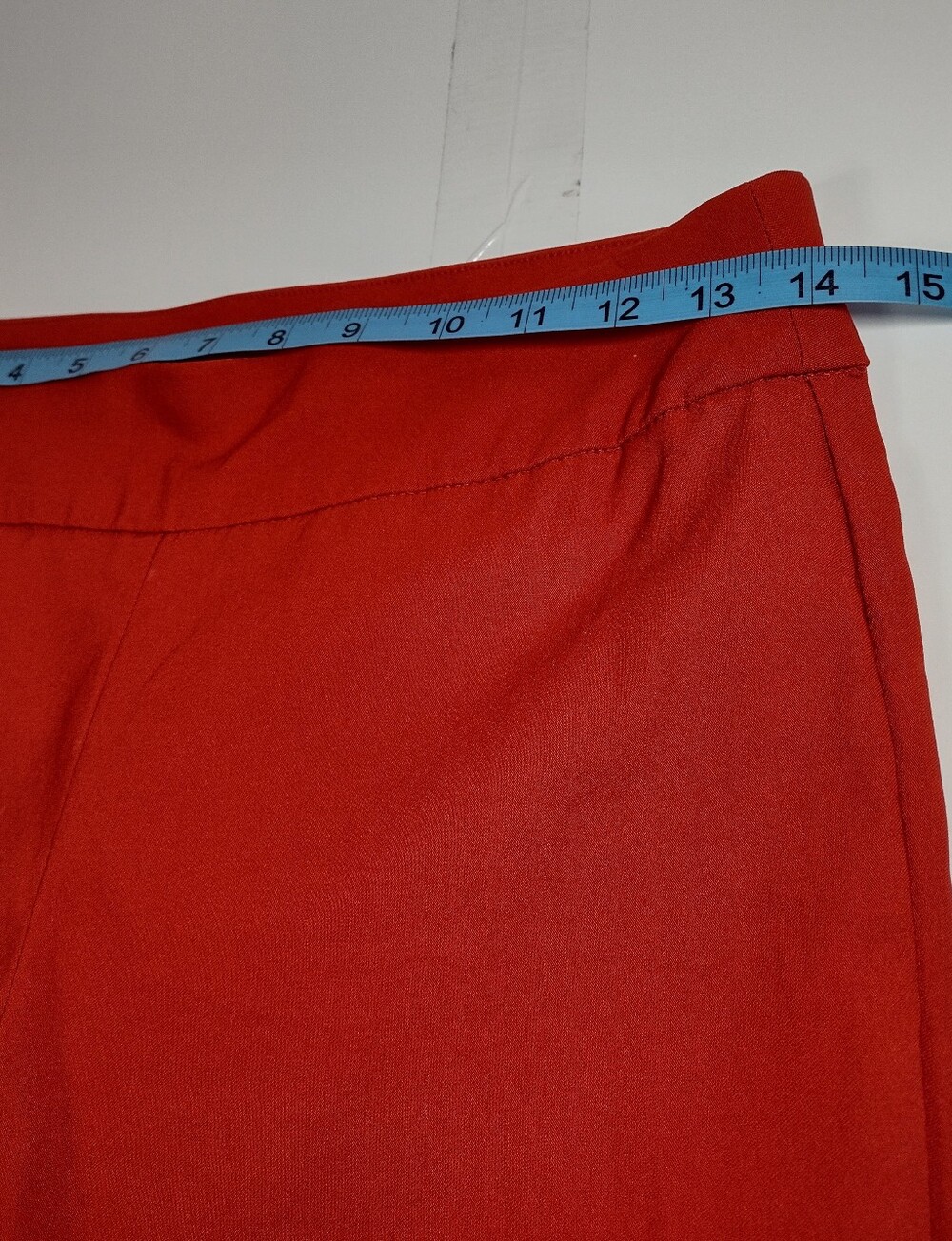 Chico's Slim Ponte Pants in Bright Red Stretchy (00P) - Picture 11 of 14